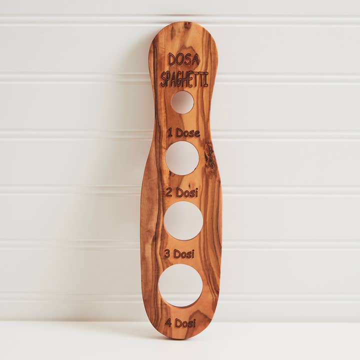 Italian Olivewood Spaghetti Measure for wholesale by Verve Culture
