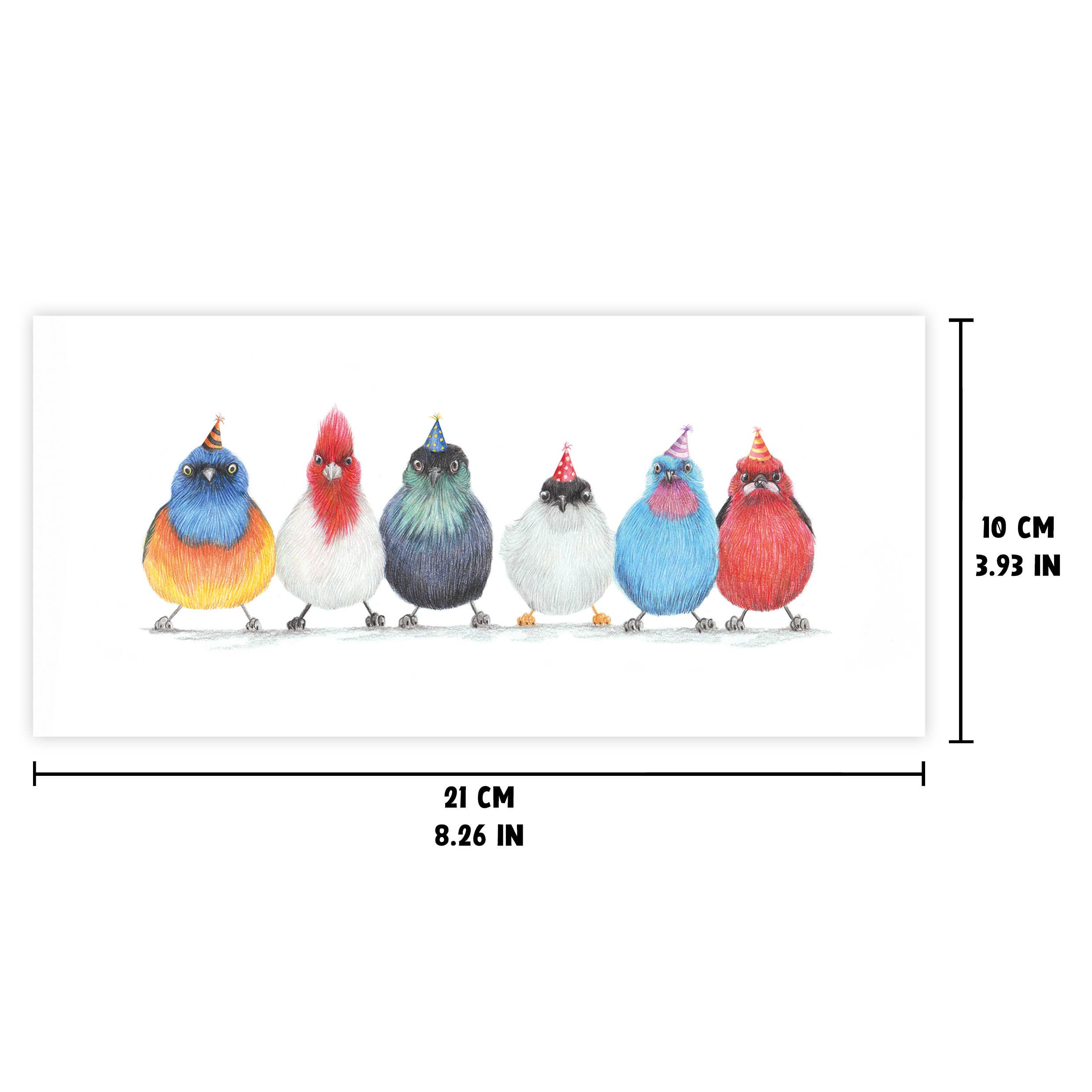 Beast of Paradise - Wholesale Birthday Card - Birthday Card, Cute Birds, Animal Greeting Cards, Invites2