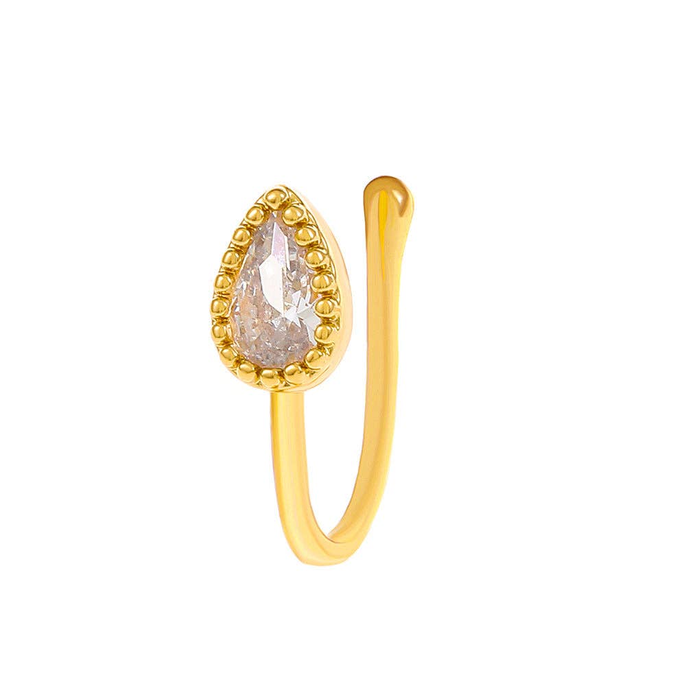 SALINA TRADING INC - Wholesale Neusring - U-vorm Ster Hart Kroon Niet-piercing Neusring13