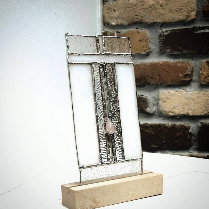 Panel de vidrio manchado personalizado | Panel de vitral vertical | Panel de vidrieras hecho a mano personalizado | Luz de noche de vidrieras 2022 para venta al por mayor de mARTaart