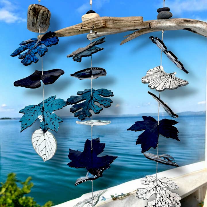 Blue Medley for wholesale by Laurel Grey Glassworks