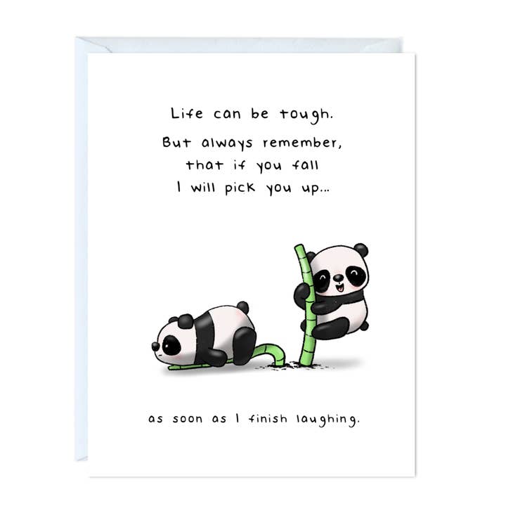 Funny Panda Anniversary Birthday Card (I will pick you up) for wholesale by ALY LOU®