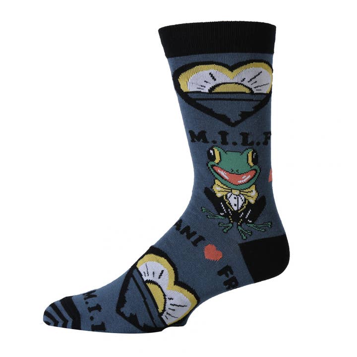 Oooh Yeah/Sock It Up/Oooh Geez Slippers – Großhandel Socken – Herren – M.I.L.F | Funny Novelty Crew-Socken für Herren