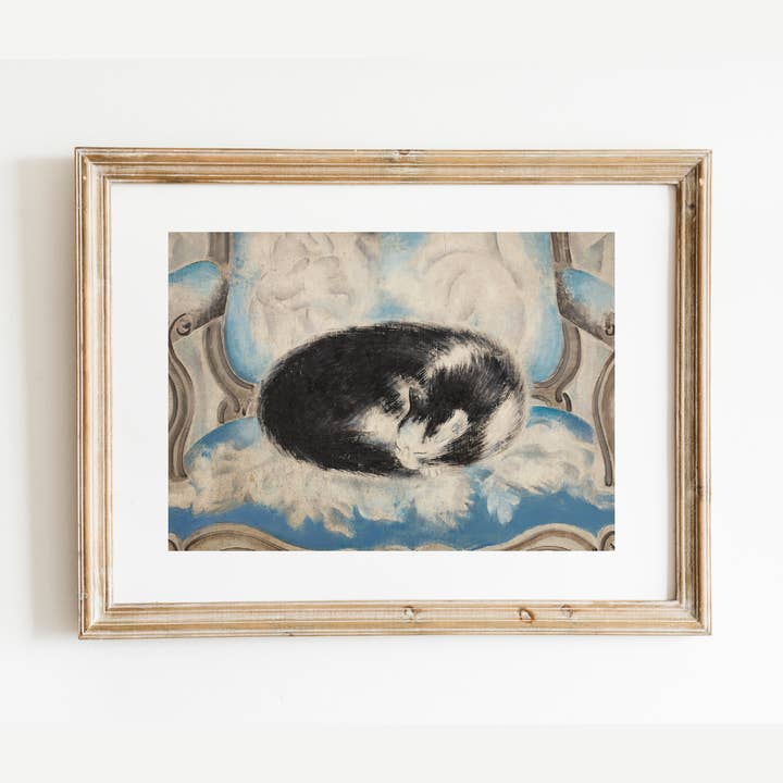 Sea to Skye - Wholesale Art Print - Cat Nap Antique Art Print2