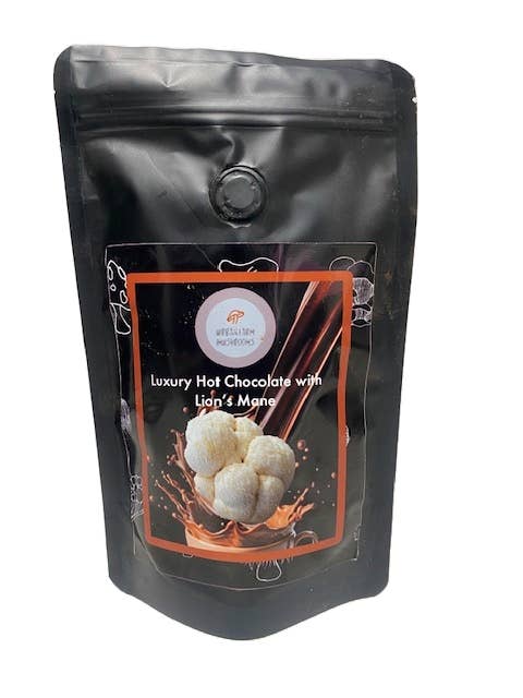 Luxury Lions Mane Hot Chocolate for wholesale by Urban Farm Mushrooms