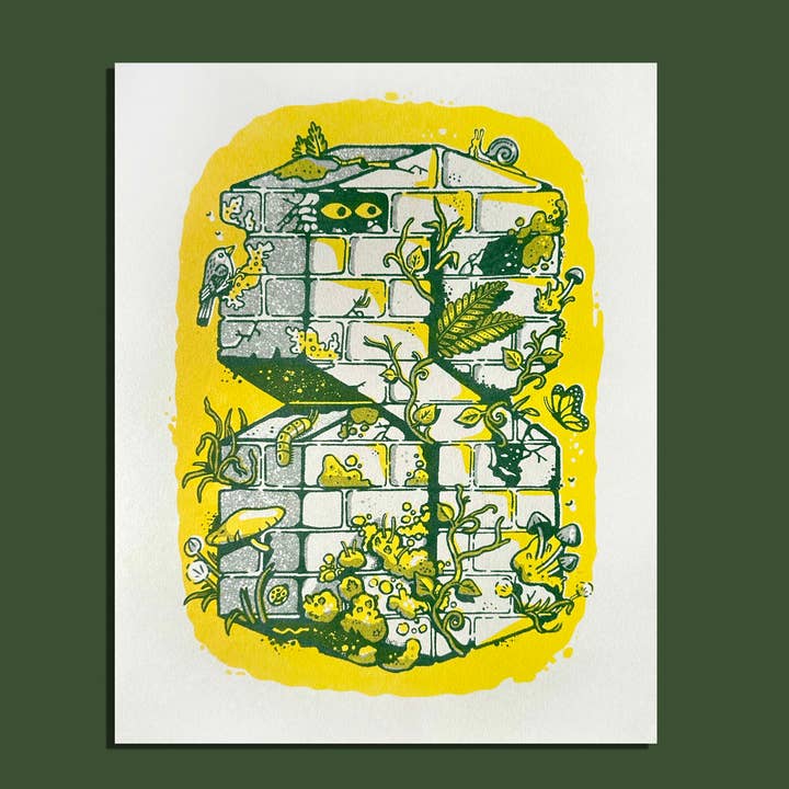 Millennials rejoice, cool super S is back! Riso print for wholesale by It's Not That Weird