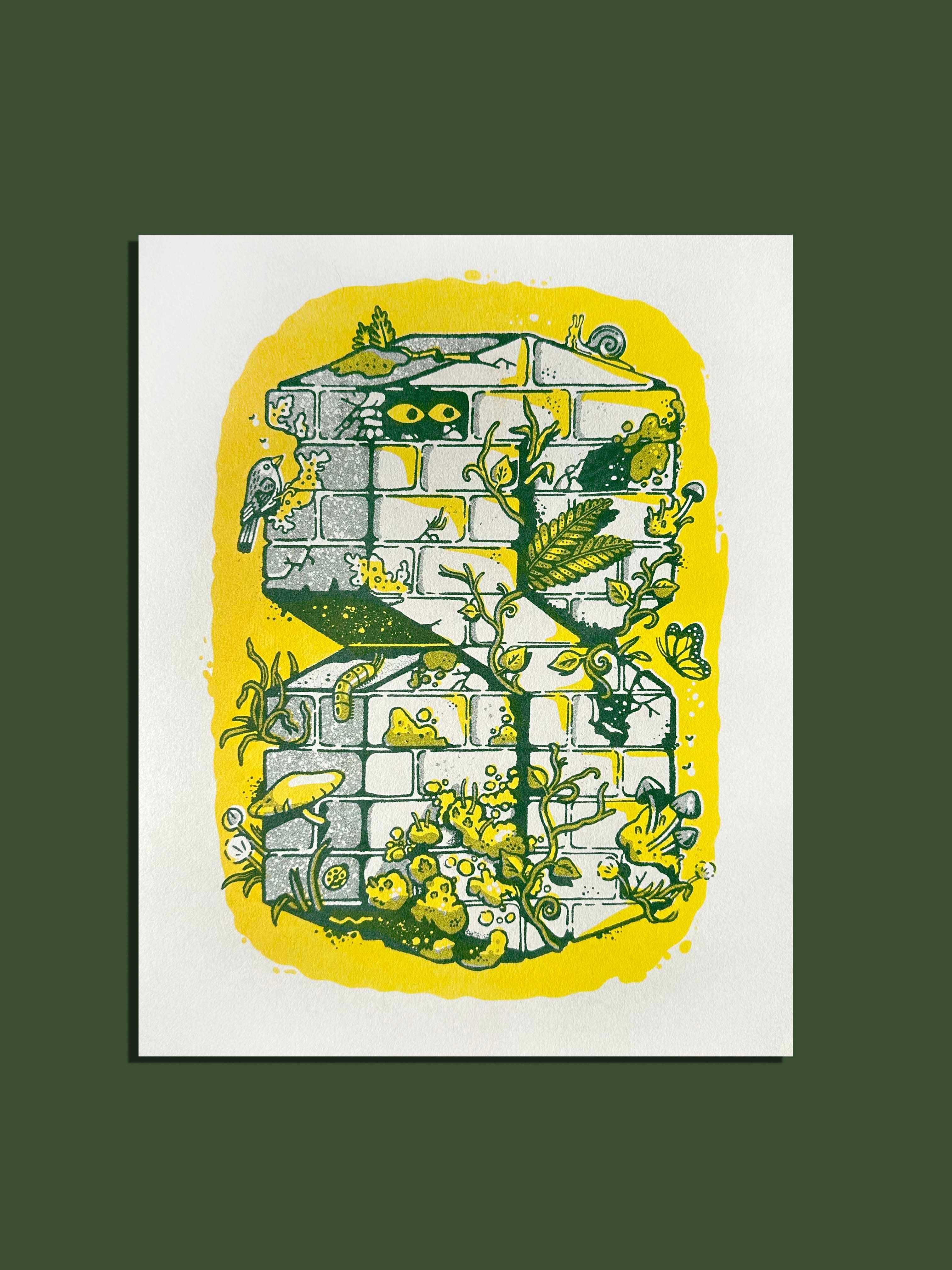 Millennials rejoice, cool super S is back! Riso print for wholesale by It's Not That Weird