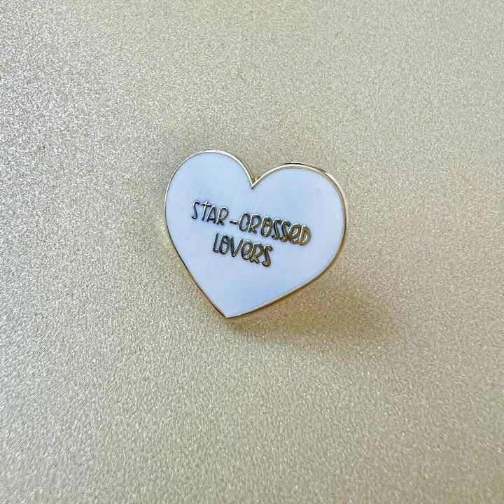 TitlePieces - Wholesale Lapel pin/button - Bookish Romance Tropes Mini Enamel Pins3