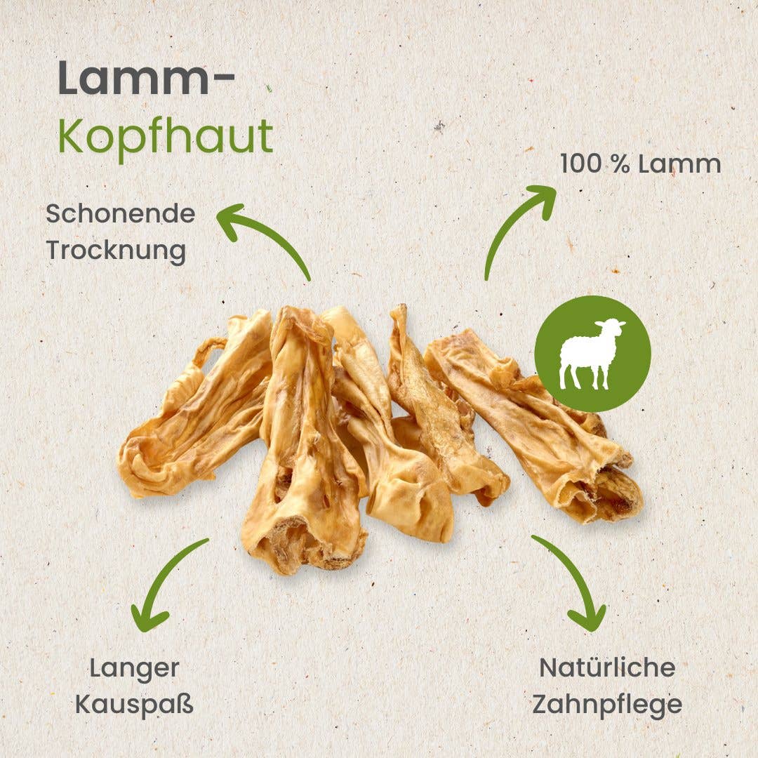Kauartikel.com GmbH - Wholesale Pet Bone/Rawhide - Dog - lamb scalp3