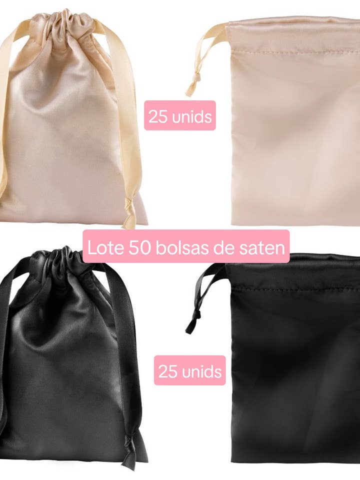 Satz von 50 Satinbeuteln für den Großhandel von STAR WAY, S.L.