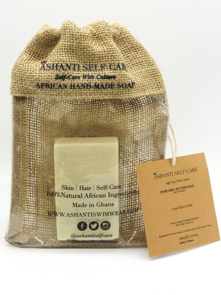 Pure Shea Butter Soap for wholesale by Ashanti Swimwear