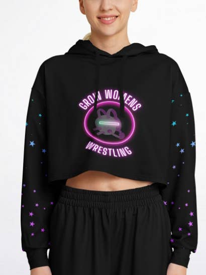 Felpa con cappuccio (corta) Grow Women's Wrestling per la vendita all'ingrosso da parte di Allsportz Sports Store