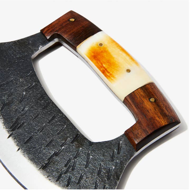 Titan International - Wholesale Kitchen/Utility Knife - Custom Hand Forged Alaskan ULU Knife TC-374