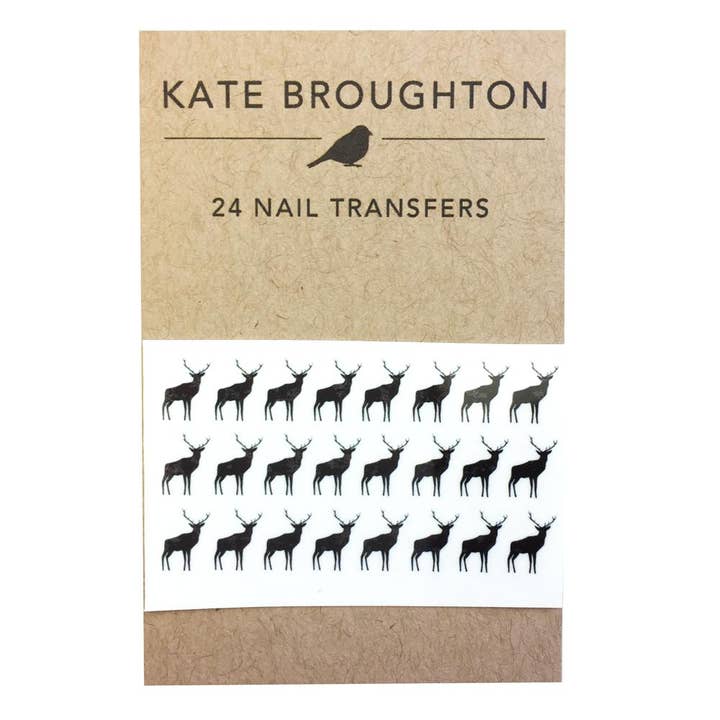 Kate Broughton - Wholesale Nail Art/Decal - Deer Nail Art Transfers