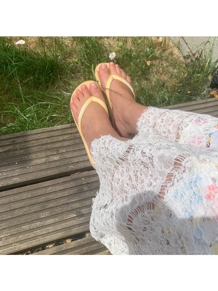 Sea Sense Flip Flops – wholesale Flip Flops – Women’s – Starfish Yellow For Her3