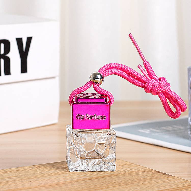 Candles Meta - Wholesale Car Freshener - Unisex - 10ml Water Cube Design Car Perfume Pendant Empty Bottle3