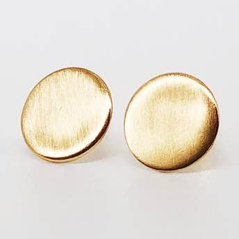 Puces d'oreilles | Boucles d'oreilles en or 14 carats pour la vente par From Brooklyn With Love