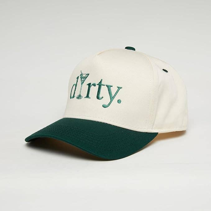 Funky Junque - Vente Casquette de baseball – unisexe - Casquette brodée bicolore « Dirty » – Vert et beige2