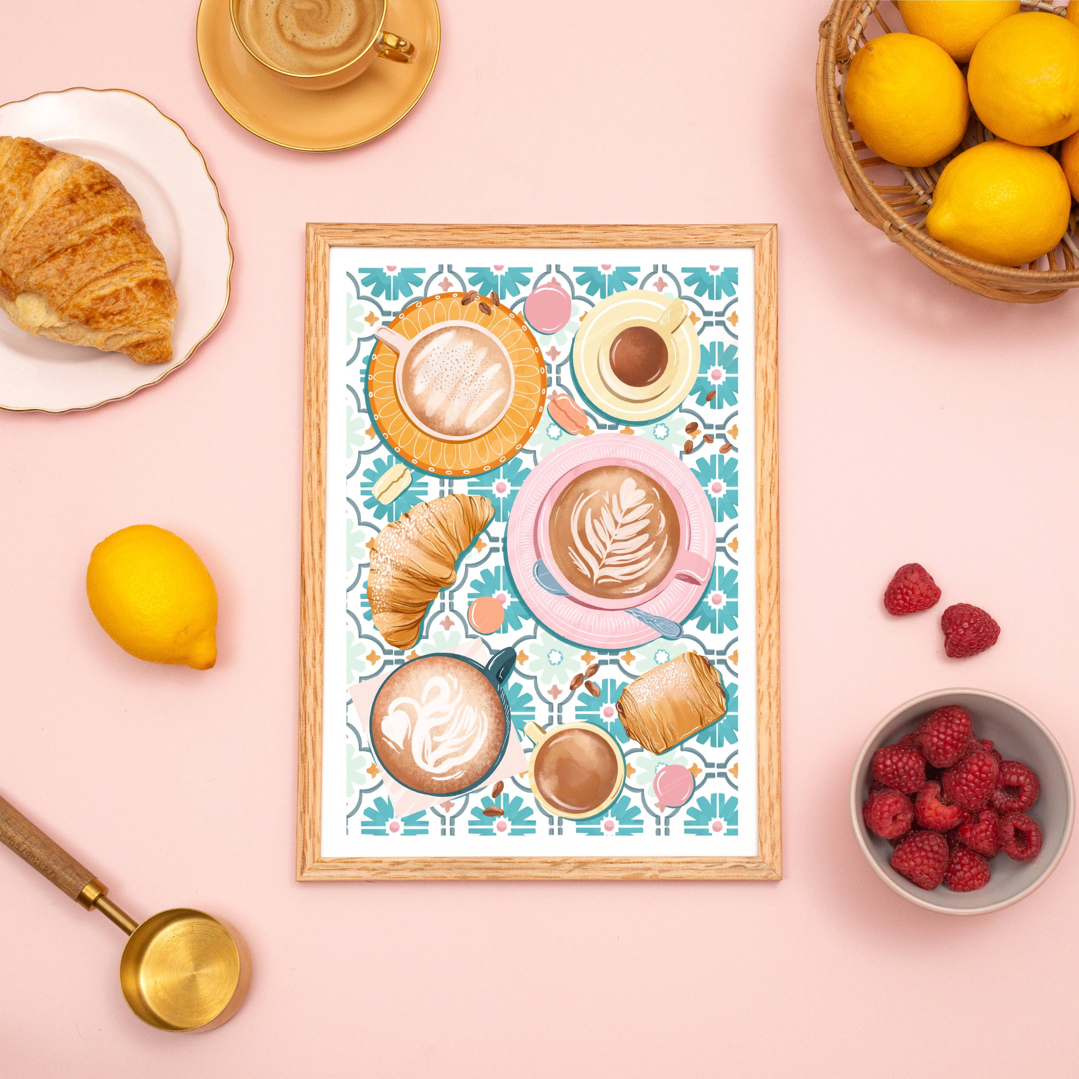 Simply, Katy - Vendita all'ingrosso Stampa artistica - Stampa di caffè e pasticcini3