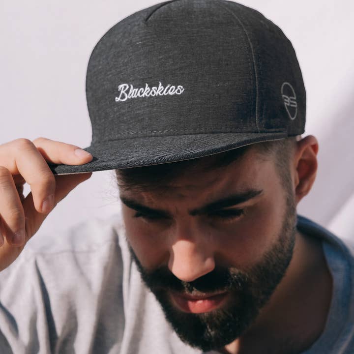 Blackskies - Wholesale Flat Brim Cap - Men's - Eos Vol. II Snapback Cap - Black2