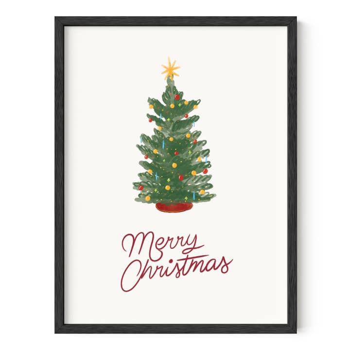 Haus and Hues - Wholesale Art Print - Christmas tree