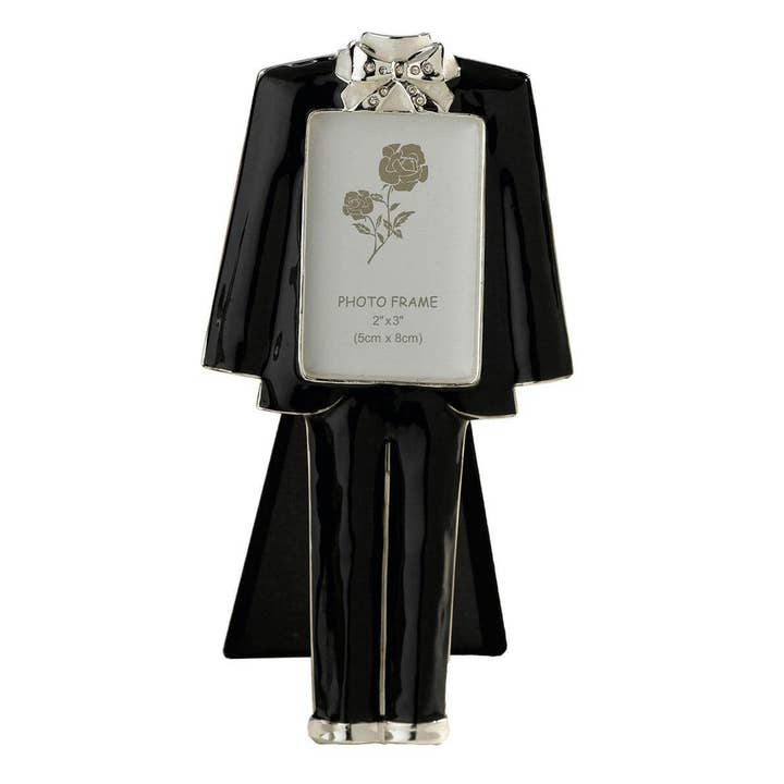 2x3'' Groom Suit Picture Frame for wholesale by Lillian Rose