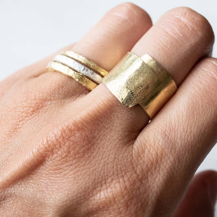 Rusty Statement-Ring für den Großhandel von Mélanie Pigeaud Jewelry