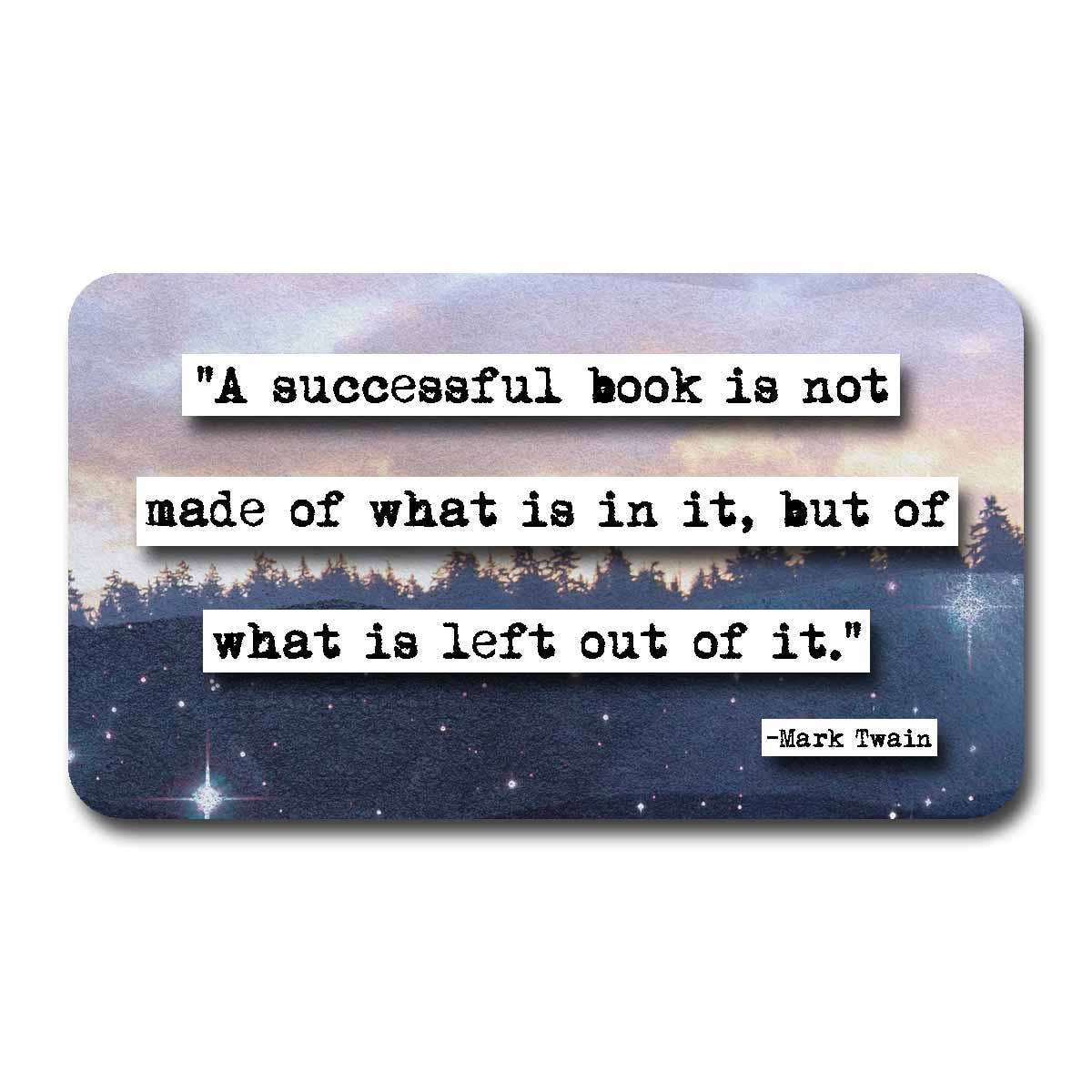 ChicalooKate - Vente Carte de vœux classique - Mark Twain - Mini cartes de citation Pocket Wisdom10