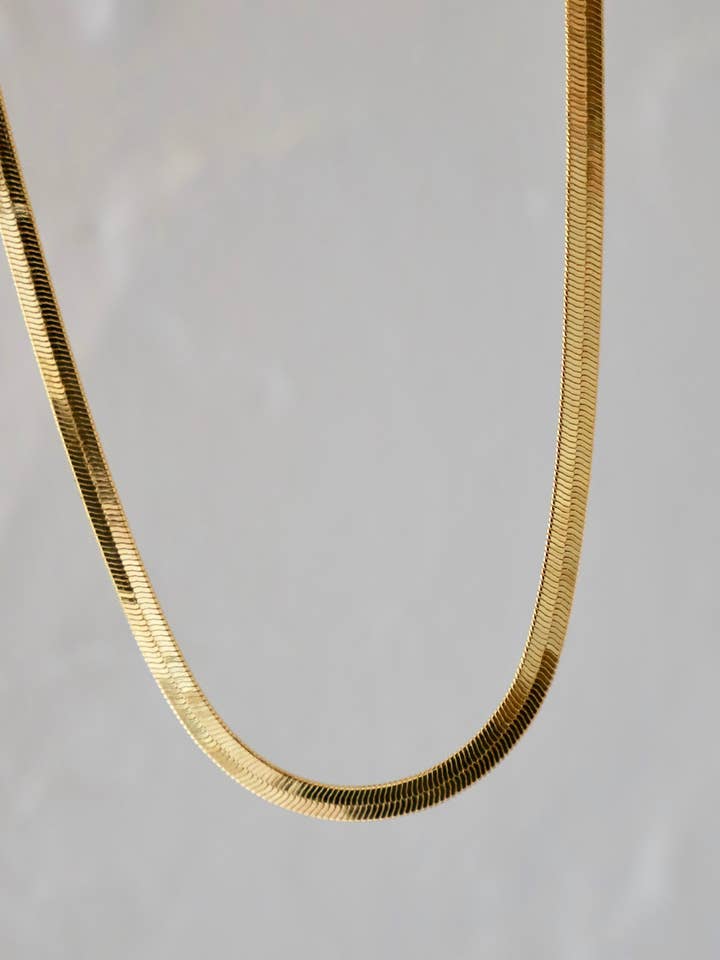HERRINGBONE CHAIN NECKLACE for wholesale by Katie Waltman Jewelry