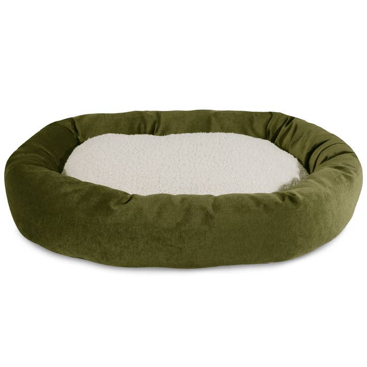 Lit pour chien Villa Sherpa Bagel pour la vente par Majestic Pet Products
