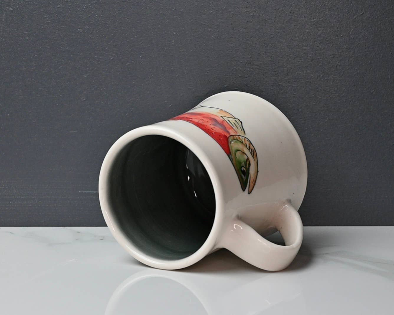 Lucy Nilan Studios - Wholesale Coffee Mug - Pink Salmon2