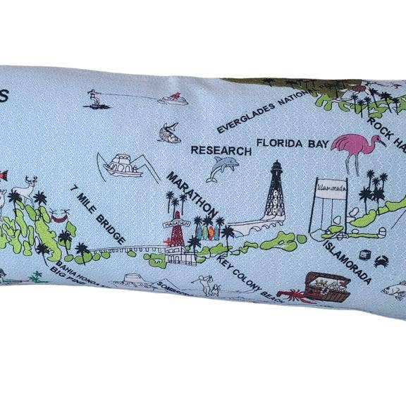 Coussin Queen Florida Keys 35" x 14" pour la vente par Beyond Cushions Corporation