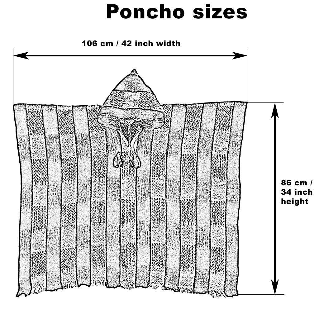 ECUALAMA - Wholesale Poncho - Uniseks - Llama wol uniseks Zuid-Amerikaanse handgeweven poncho11