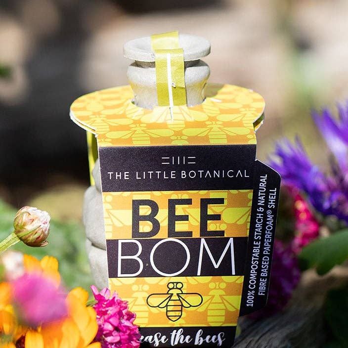 Beebom - Bee Friendly Seedbom, popular for stocking for wholesale by The Little Botanical
