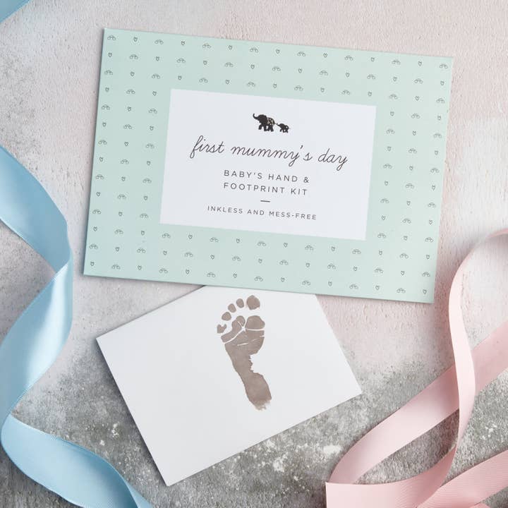 First Mother's Day Footprint Kit for wholesale by Letterbox Gifts Ltd.