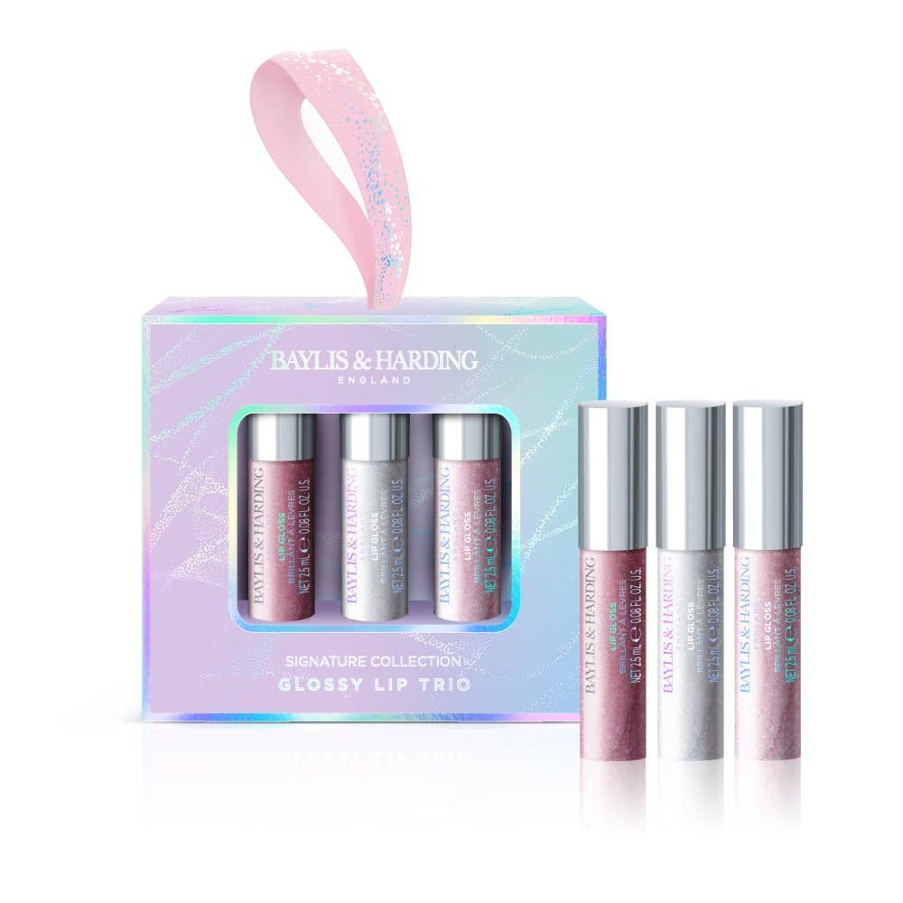Beauty Goddess – wholesale Lip-gloss – Baylis & Harding Jojoba Glossy Lip Trio Gift Set0