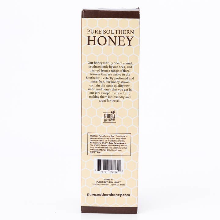 Pure Southern Honey - Wholesale Honey - Raw Gallberry Honey Sticks / Straws Gift Set1