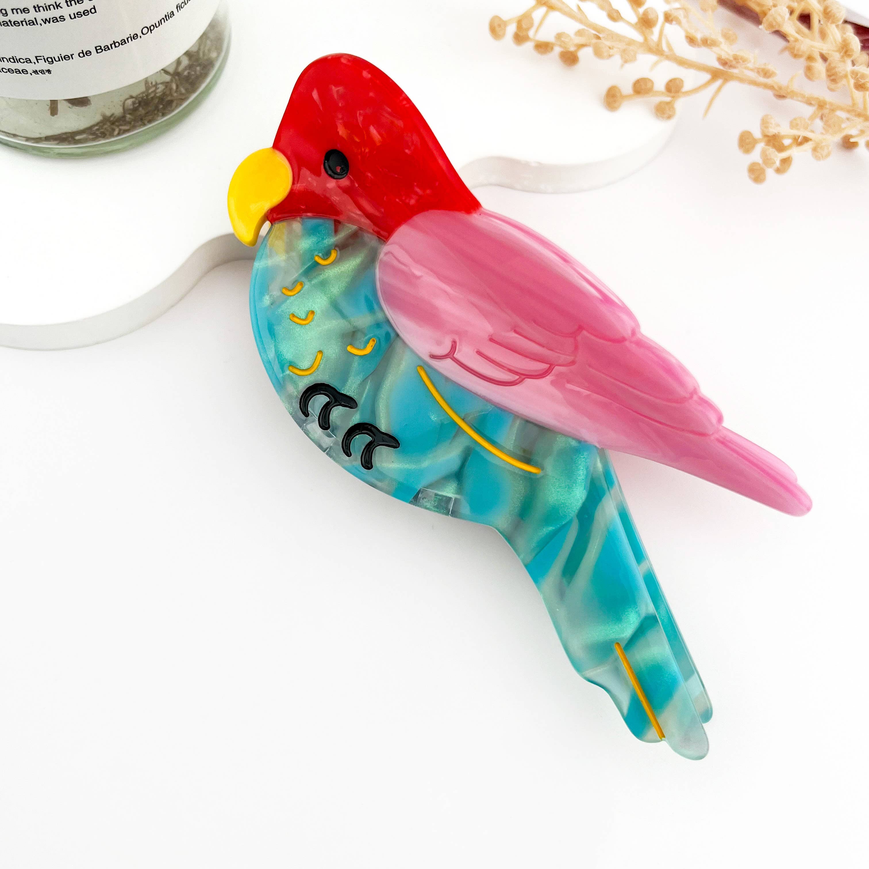 mildstyles – Engroshandel Hårspænde - Dame – Elegant Delikat Fugl Acetat Dyr Hårklo Klemme0