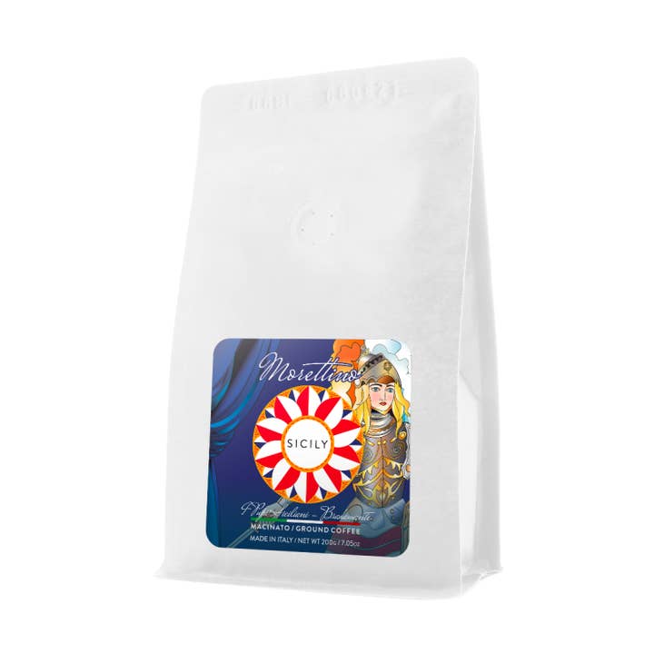 Caffè Morettino - Wholesale Ground Coffee - Sicilian puppets Bradamante - 200g1