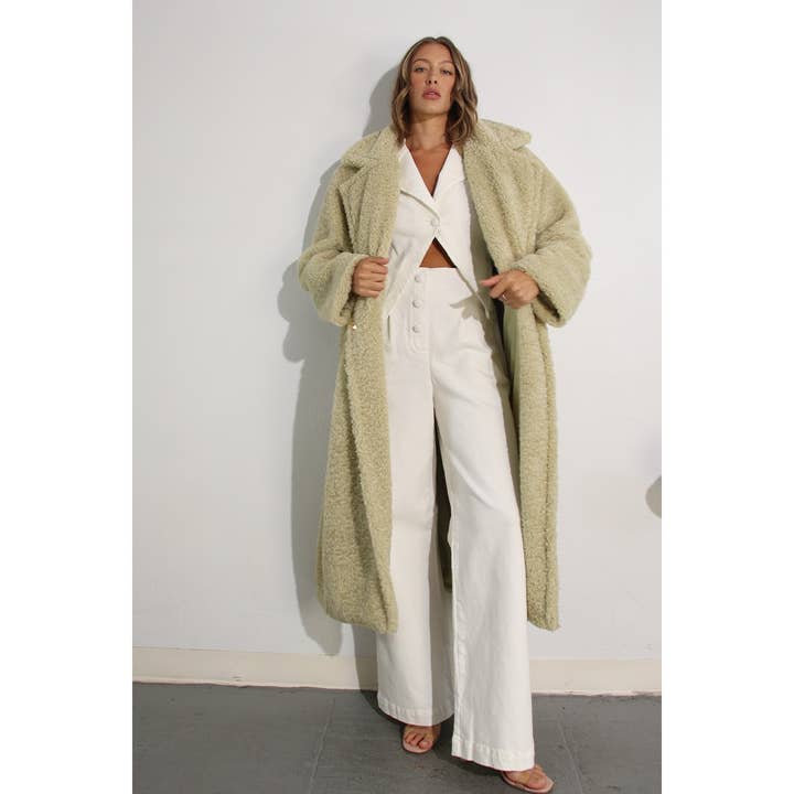 Mulla - Wholesale Jacket - Women's - LONG TEDDY BEAR COAT32