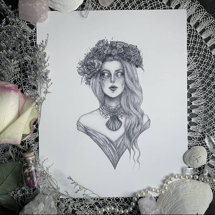Aphrodite Fine Art Print - Greek Goddess of Love & Beauty for wholesale by Caitlin McCarthy Art