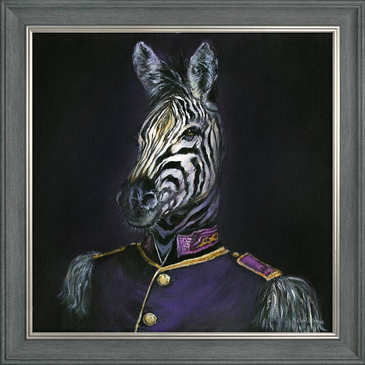 Vierkante ingelijste afdruk van Zebedee (13" of 19") voor wholesale door Bree Merryn Art Ltd