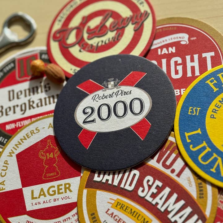 Half Time Club - Wholesale Coasters - Arsenal Beer Mat (8-Pack)6