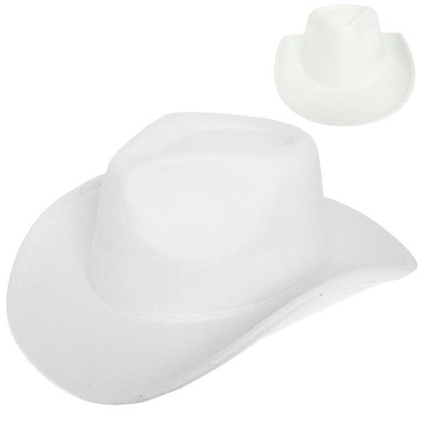 anbfashion - Vente Chapeau de cowboy – femme - CHAPEAU DE COWBOY À LARGE BORD EN FEUTRE OCCIDENTAL À LA MODE HTF29051