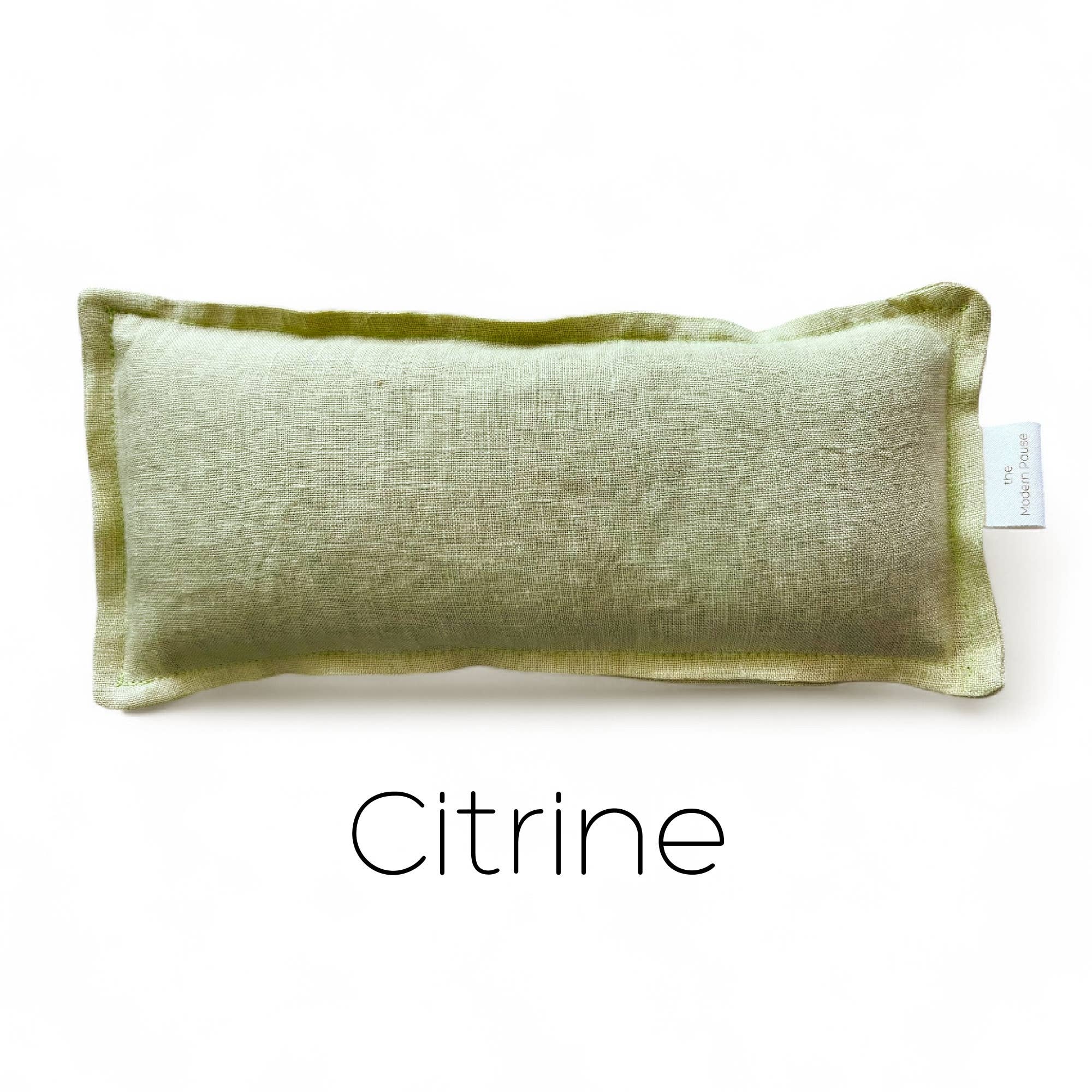 The Modern Pause - Wholesale Spa/Therapy Pillow - Eye Pillow - Stonewashed Organic Linen1