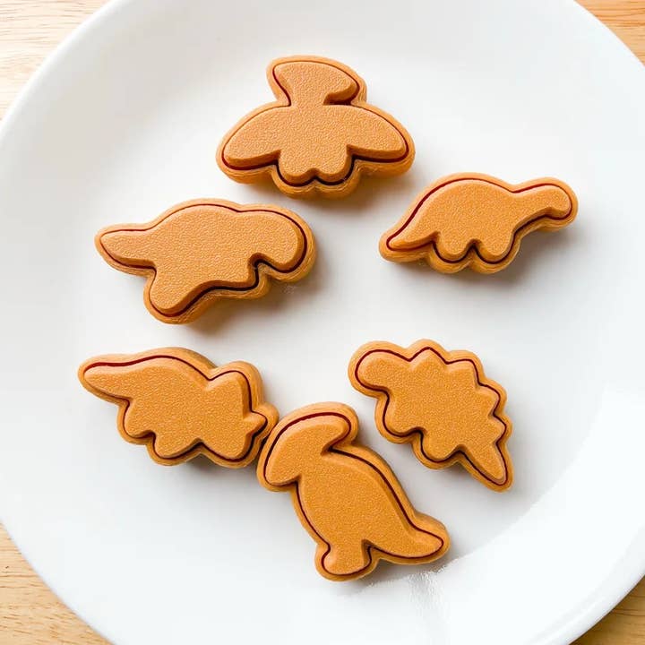 Dino Nugget Fidget Clicker Keychain for wholesale by Prism3D Creations