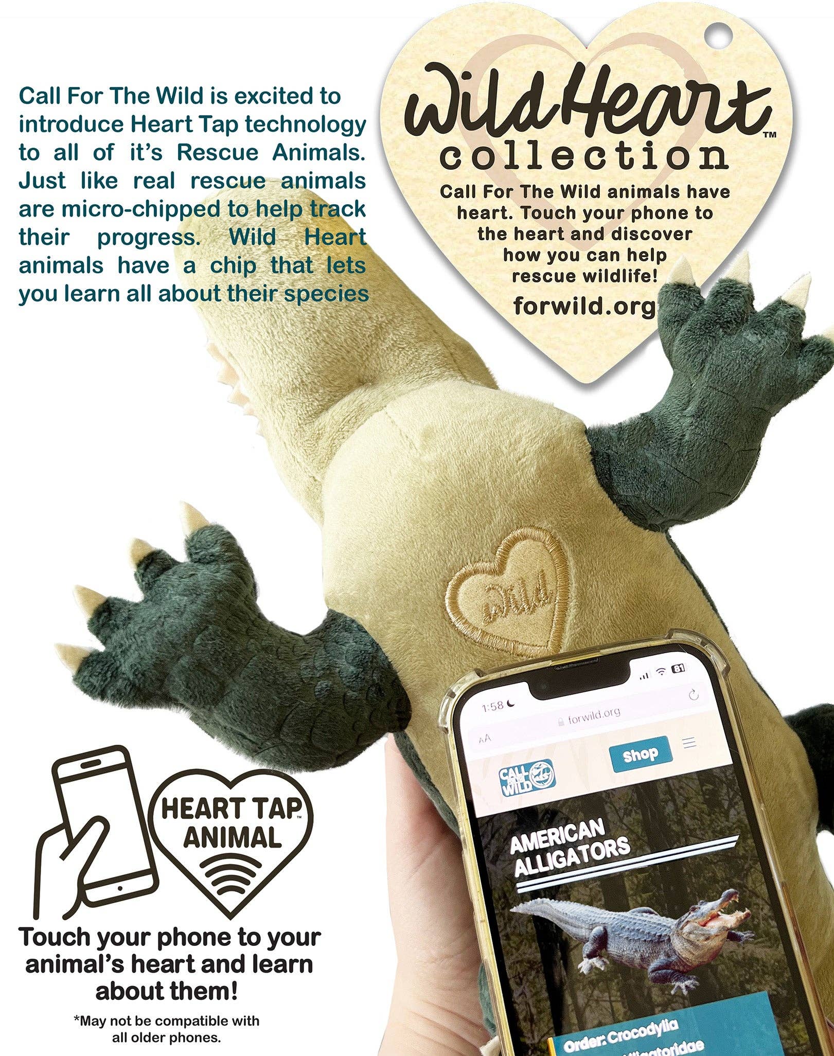 Call For The Wild – wholesale Fyllda/plyschleksaker - Barn och baby – Rädda Alligator4