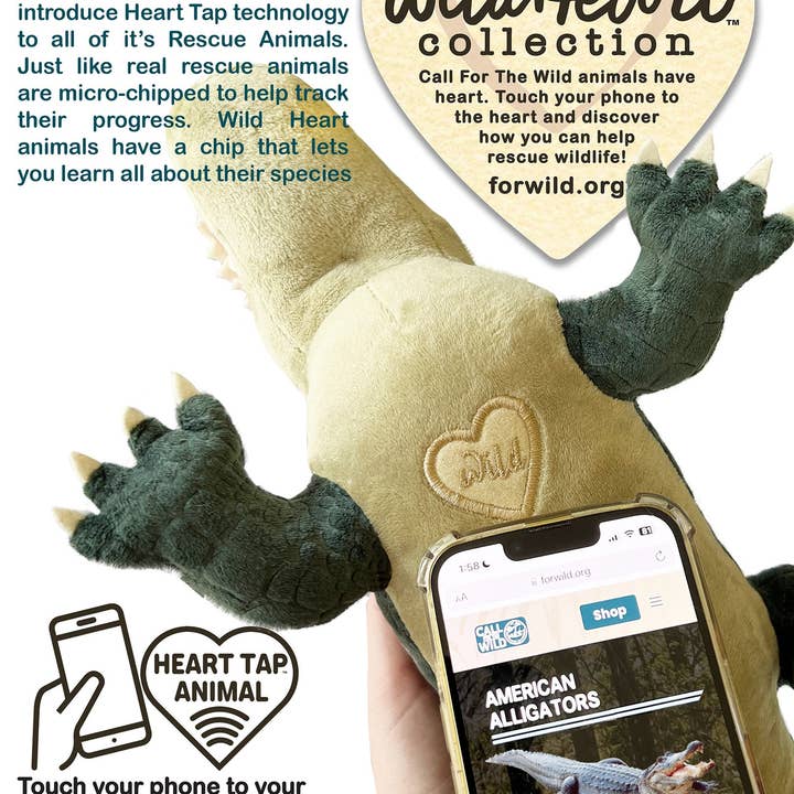 Call For The Wild - Wholesale Stuffed/Plush Toy - Kids & Baby - Rescue Alligator4