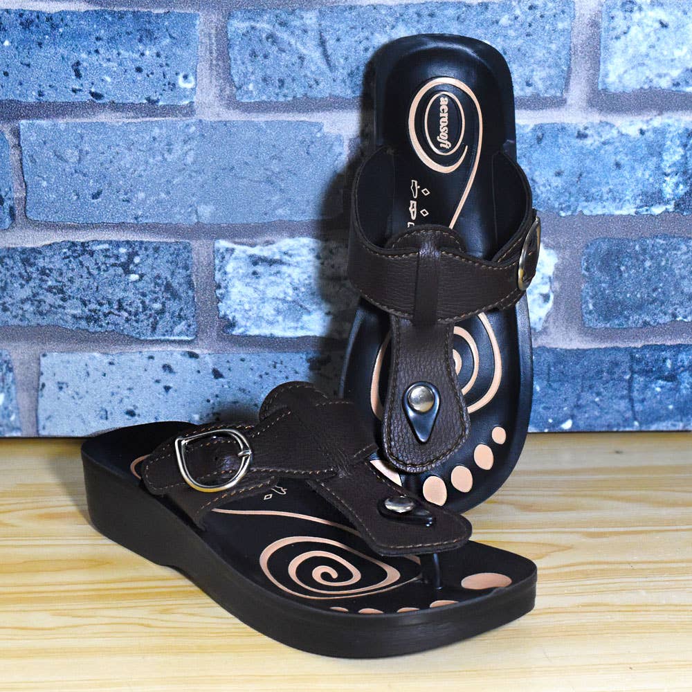 AEROSOFTFOOTWEAR – Engroshandel sandal - Dame – Aerosoft - Freedom T-Strap Sandaler til Kvinder7