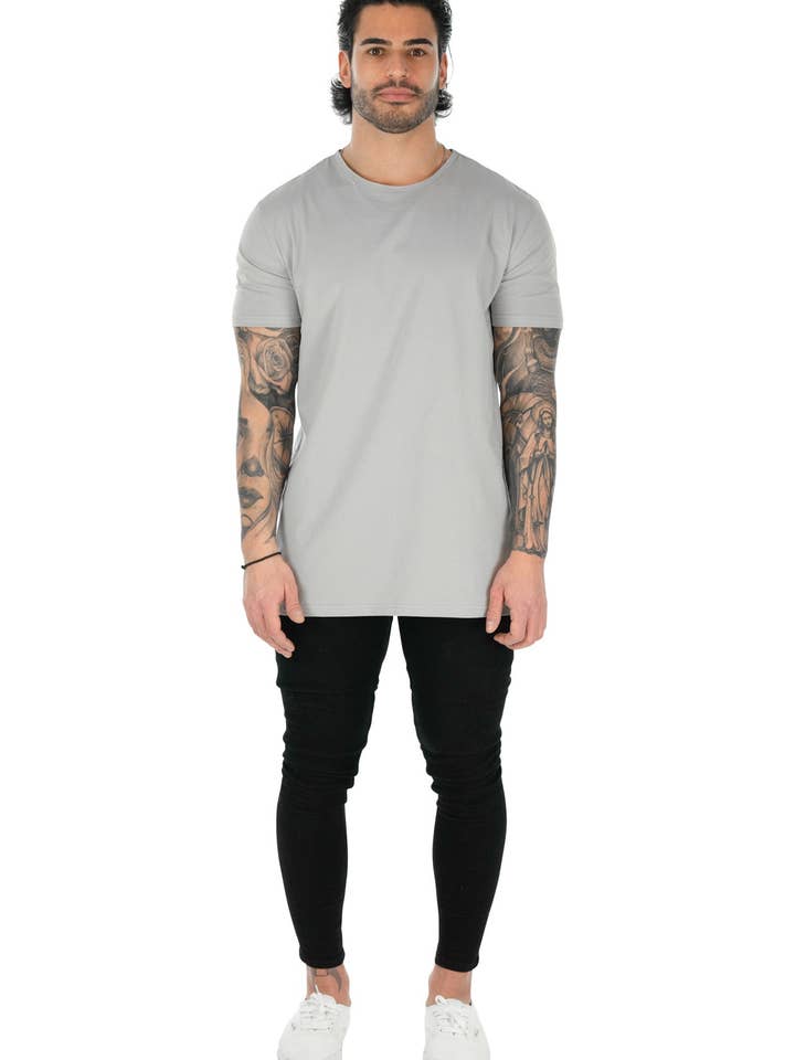 ANAX Ultra T Shirt | Rhino Grey for wholesale by ANAX Fashion